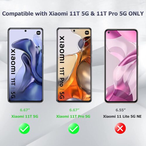 Armor Honeycomb CamShield Case Clear Black Xiaomi 11T / 11T Pro ΘΗΚΕΣ OEM