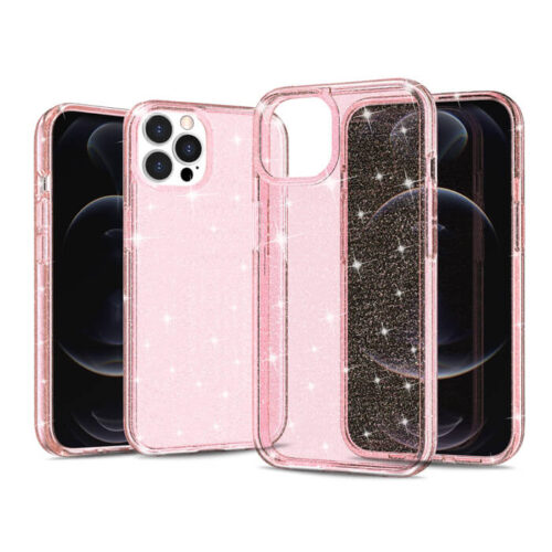 OEM iPhone 13 Pro Max Glitter Powder Pink Case ΘΗΚΕΣ ΟΕΜ