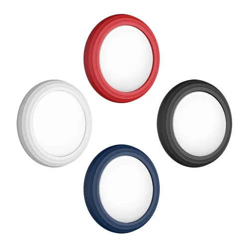 (4 Pack) ESR AirTag Stick-On Silicone Holder Black/White/Red/Blue ΘΗΚΕΣ ESR