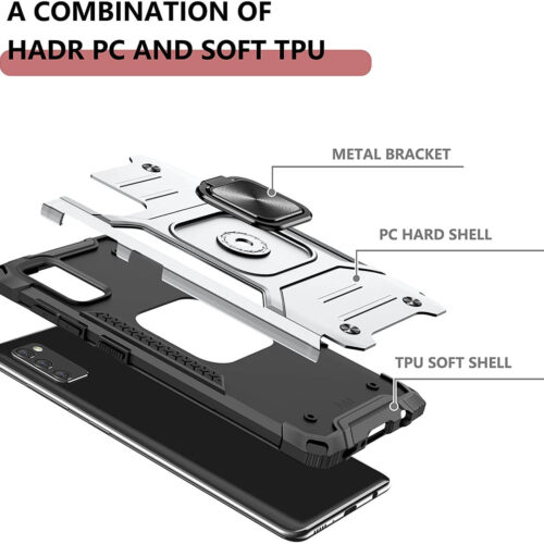 Armor Ringstand Case Black Xiaomi Redmi Note 12 Pro 5G ΘΗΚΕΣ OEM