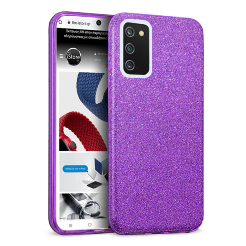 Hybrid Strass Violet Case Samsung Galaxy A03s ΘΗΚΕΣ OEM