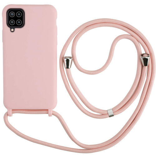 Liquid Silicone Κορδόνι Case Pink Sand Samsung Galaxy A22 4G ΘΗΚΕΣ OEM