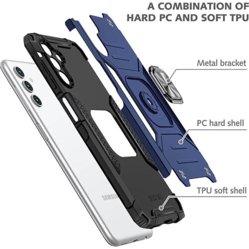 Armor Ringstand Case Blue Xiaomi Redmi 8 ΘΗΚΕΣ OEM