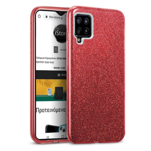 Hybrid Strass Red Case Samsung Galaxy A22 4G ΘΗΚΕΣ OEM
