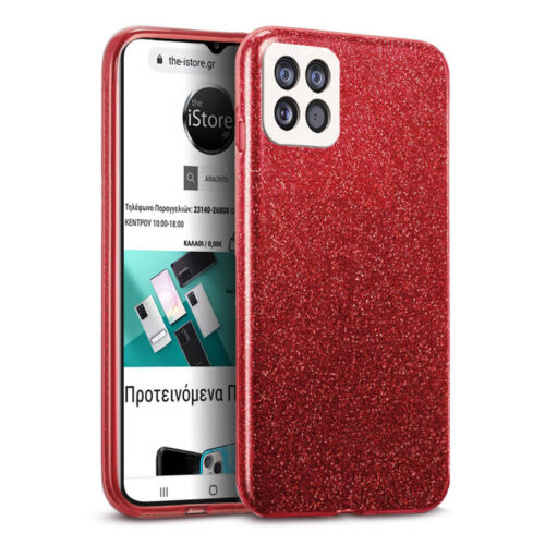 Hybrid Strass Red Case Samsung Galaxy A22 5G ΘΗΚΕΣ OEM