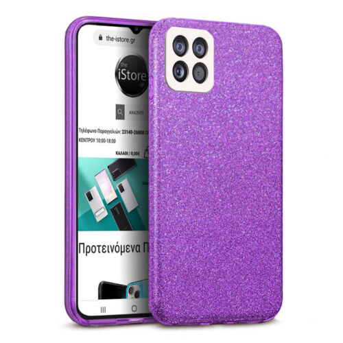 Hybrid Strass Violet Case Samsung Galaxy A22 4G ΘΗΚΕΣ OEM