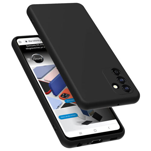 Rubber Silk Case Black Samsung Galaxy M13/M23 5G ΘΗΚΕΣ OEM