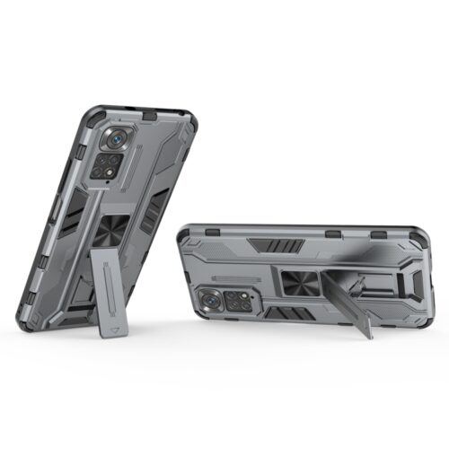 Armor Combat Stand Case Silver Xiaomi Redmi Note 11s 5G ΘΗΚΕΣ OEM