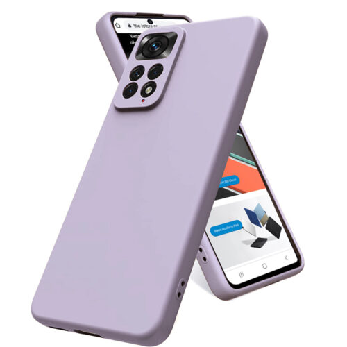 Rubber Silk Case Lavender Xiaomi Redmi Note 11 Pro 4G/5G ΘΗΚΕΣ OEM