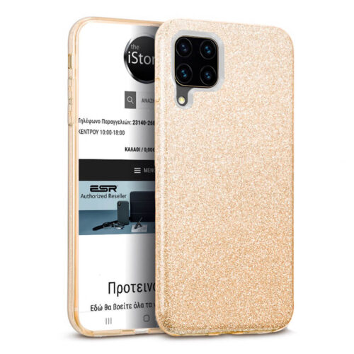 Hybrid Strass Gold Case Huawei P40 Lite Huawei P40 Lite Forcell