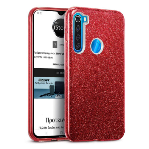 Hybrid Strass Red Case Xiaomi Redmi Note 8T ΘΗΚΕΣ OEM
