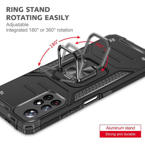 Armor Ringstand Case Black Xiaomi Redmi 8 ΘΗΚΕΣ OEM