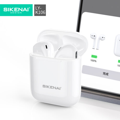 Sikenai TWS Wireless Bluetooth Headset White (LY-K106) ΑΚΟΥΣΤΙΚΑ-BLUETOOTH Sikenai