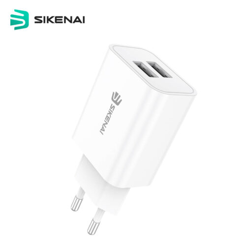 Sikenai Wall Charger 2x USB QC 2.4Α White (X2-EU) ΑΞΕΣΟΥΑΡ Sikenai
