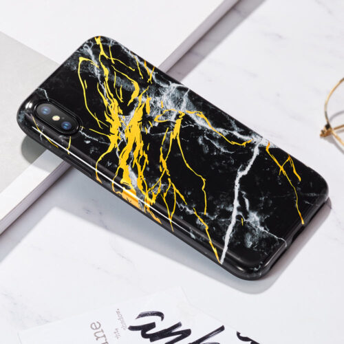 ESR iPhone X/Xs Soft Marble Black Gold (X001Q4DP11) ΘΗΚΕΣ ESR