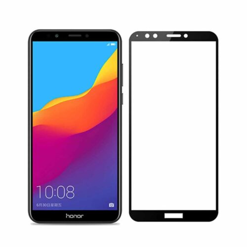 Tempered Glass Full Screen Protector Huawei Y7 Prime 2018 Black Huawei Y7 Prime 2018 OEM