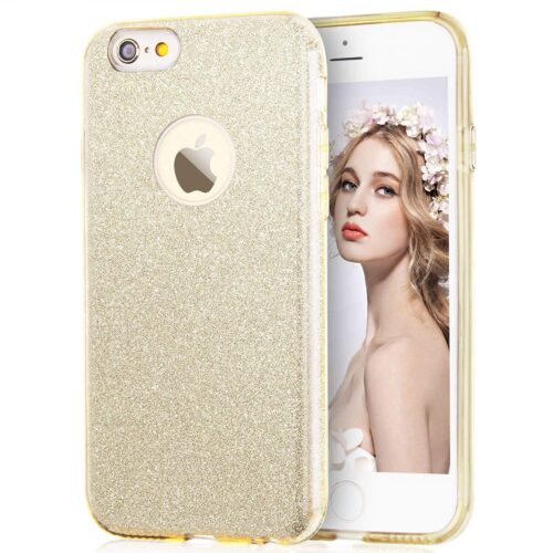 Hybrid Strass Full Gold Case iPhone 6/6s ΘΗΚΕΣ Forcell