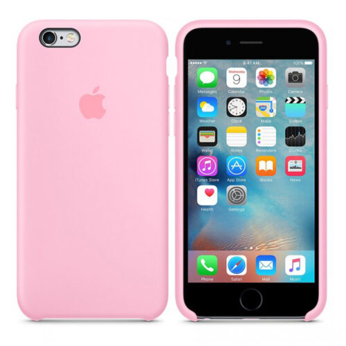 Premium Silicone Case Pink iPhone 6/6s Plus ΘΗΚΕΣ Premium