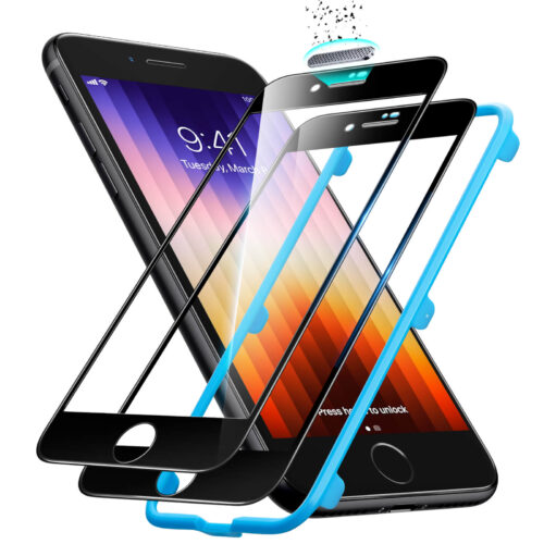 ESR Armorite™ Ultra-Tough Tempered Glass iPhone 7/8 & SE 2020/2022 (2-Pack With Easy Installation Frame) ΠΡΟΣΤΑΣΙΑ ΟΘΟΝΗΣ ESR
