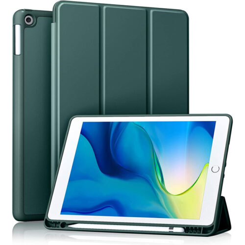Soft TPU Flexible Pencil Holder Case Forest Green iPad 10,2 2019/2020/2021 ΘΗΚΕΣ Orso