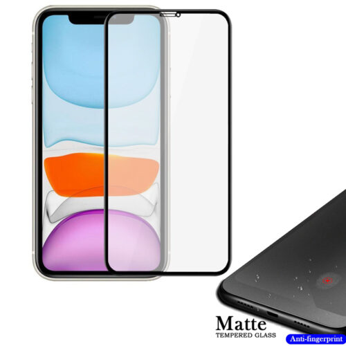 Matte Anti-Fingerprint Full Glue Tempered Glass iPhone 11 Pro Max/Xs Max ΠΡΟΣΤΑΣΙΑ ΟΘΟΝΗΣ OEM