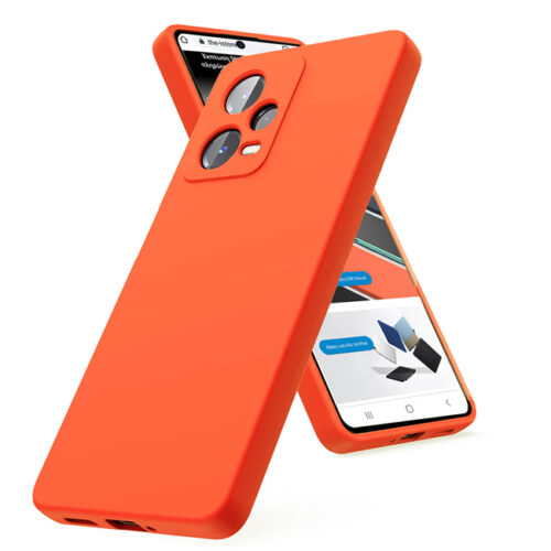 Θήκη Rubber Silk Orange Xiaomi Redmi Note 12 Pro 5G ΘΗΚΕΣ Orso