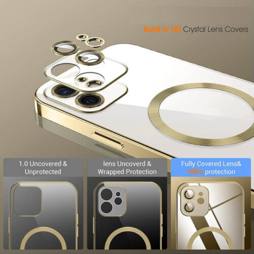 Θήκη Orso Magsafe Camera Protection Bare Look Gold iPhone 11 ΘΗΚΕΣ Orso