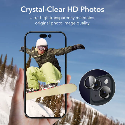 ESR Armorite Tempered Glass Camera Lens Black iPhone 15 /15 Plus ΠΡΟΣΤΑΣΙΑ ΟΘΟΝΗΣ ESR