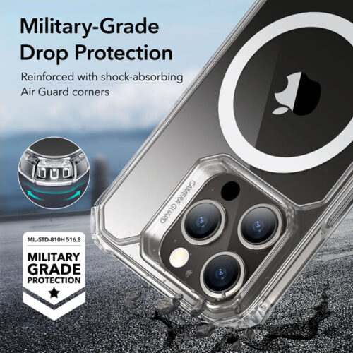 Θήκη ESR Air Armor HaloLock MagSafe Grey iPhone 15 Pro Max ΘΗΚΕΣ ESR