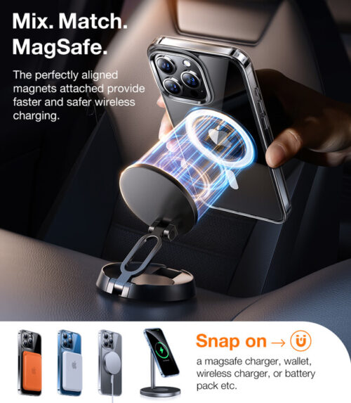 Θήκη Torras Diamond-Mag MagSafe Clear iPhone 15 Pro ΘΗΚΕΣ TORRAS