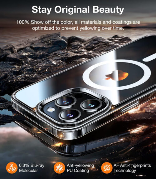 Θήκη Torras Diamond-Mag MagSafe Clear iPhone 15 Pro ΘΗΚΕΣ TORRAS