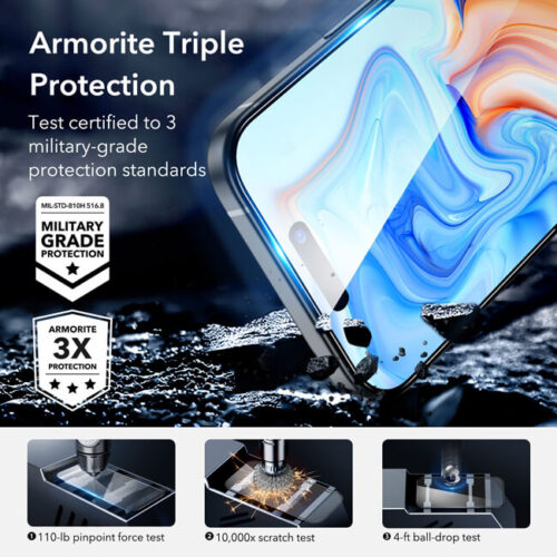 ESR Armorite Ultra-Tough Tempered Glass iPhone 15 (With Easy Installation Kit) ΠΡΟΣΤΑΣΙΑ ΟΘΟΝΗΣ ESR