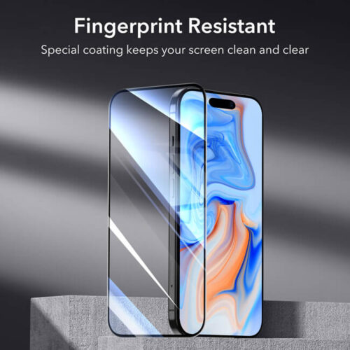 ESR Premium Quality Full Cover Tempered Glass iPhone 15 Pro (2-Pack With Easy Installation Frame) ΠΡΟΣΤΑΣΙΑ ΟΘΟΝΗΣ ESR