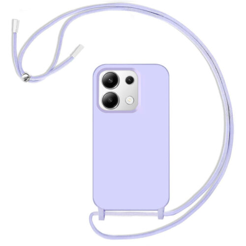 Θήκη Liquid Silicone Κορδόνι Violet Xiaomi Redmi Note 13 Pro 5G ΘΗΚΕΣ Orso