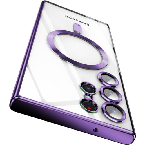 Θήκη Orso Magsafe Camera Protection Bare Look Purple Samsung Galaxy S24 Ultra ΘΗΚΕΣ Orso