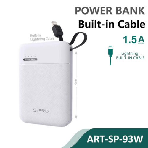 Siipro Mini PowerBank 5000mAh White (SP-93W) POWER BANKS SIIPRO