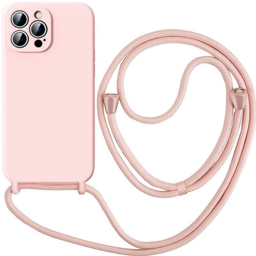 Θήκη Orso Cloud Κορδόνι Pink Sand iPhone 15 Pro ΘΗΚΕΣ Orso