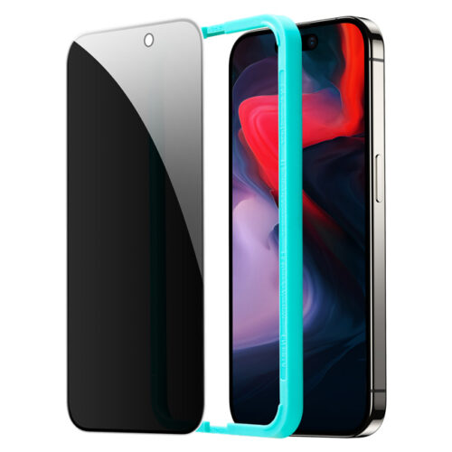 ESR Full Cover Privacy Tempered Glass iPhone 15 Pro (With Easy Installation Kit) ΠΡΟΣΤΑΣΙΑ ΟΘΟΝΗΣ ESR