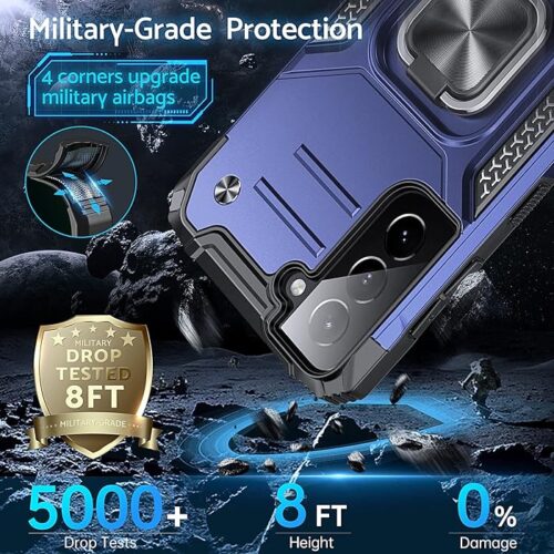 Θήκη Armor Ringstand Blue Samsung Galaxy S21 FE 5G ΘΗΚΕΣ Orso