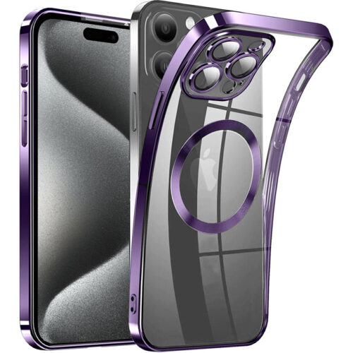 Θήκη Orso Magsafe Camera Protection Bare Look Dark Purple iPhone 15 Pro ΘΗΚΕΣ Orso