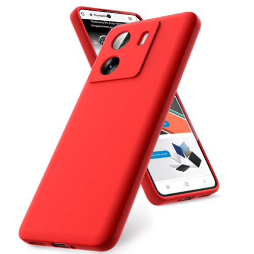 Θήκη Rubber Silk Red Xiaomi Redmi 13C 4G ΘΗΚΕΣ Orso