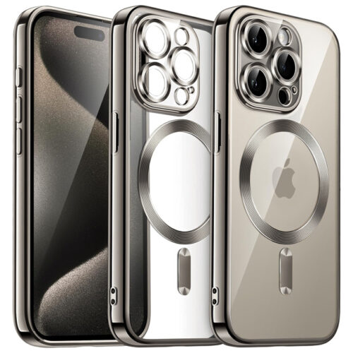 Θήκη Orso Magsafe Camera Protection Bare Look Titanium Grey iPhone 15 Pro ΘΗΚΕΣ Orso