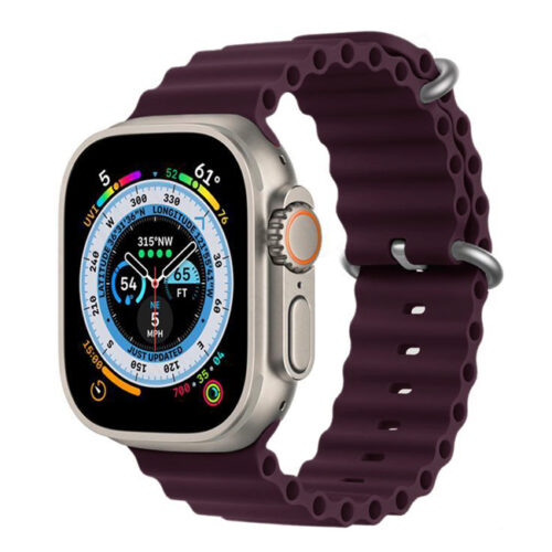 Orso Deluxe Sport Silicone Elderberry Λουράκι Apple Watch 42/44/45/49mm APPLE WATCH Orso