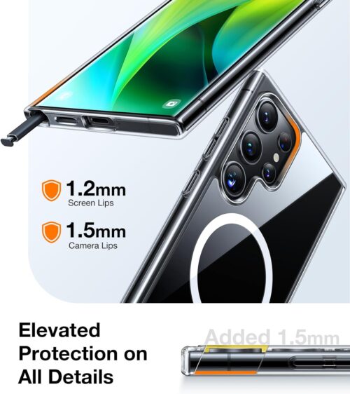 Θήκη Torras Diamond-Mag MagSafe Clear Samsung Galaxy S24 Ultra ΘΗΚΕΣ TORRAS