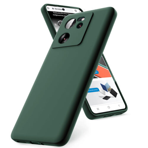 Θήκη Rubber Silk Forest Green Xiaomi 13T/13T Pro 5G ΘΗΚΕΣ Orso