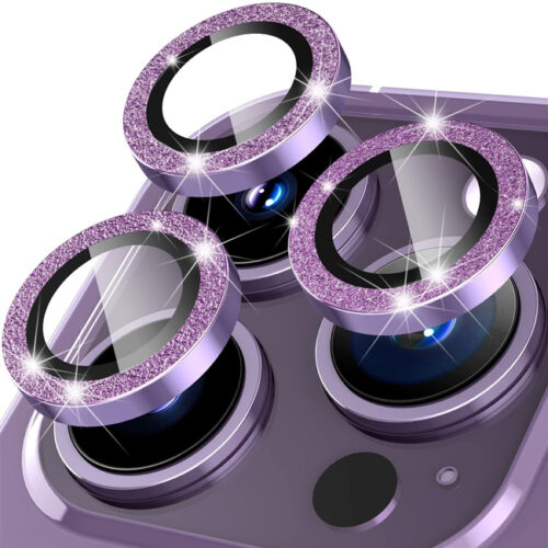 OEM Lens Camera Tempered Glass Glitter Purple iPhone 14 Pro/14 Pro Max ΠΡΟΣΤΑΣΙΑ ΟΘΟΝΗΣ Orso