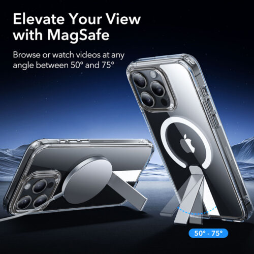 Θήκη ESR Boost Flickstand HaloLock MagSafe Clear iPhone 15 Pro Max ΘΗΚΕΣ ESR