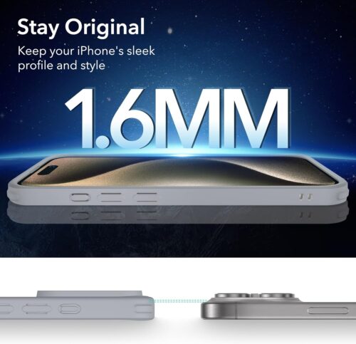 Θήκη ESR Classic Hybrid HaloLock MagSafe Clear Grey iPhone 15 Pro Max ΘΗΚΕΣ ESR
