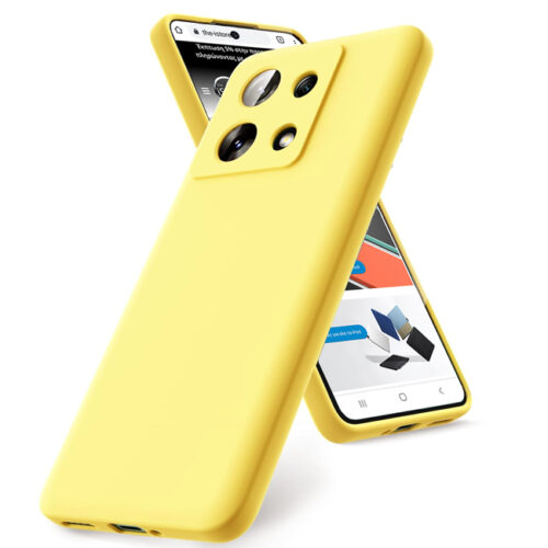 Θήκη Rubber Silk Yellow Xiaomi Redmi Note 13 5G ΘΗΚΕΣ Orso