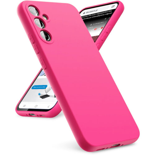 Θήκη Rubber Silk Hot Pink Samsung Galaxy A25 5G ΘΗΚΕΣ Orso